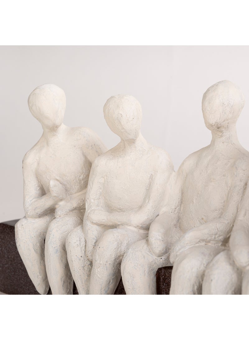 هومز تحفة اوف وايت سيراميك 40.6*9.3*18.5 سم - Image 4