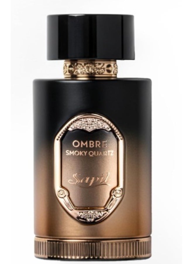 Sapil Ombre Smoky Quartz Eau De Parfum 100ml, Affordable Luxury Perfume, Luxurious Fragrance with Spiced Vanilla Top Notes, Bold Blend Perfumes for Men and Women - Image 1