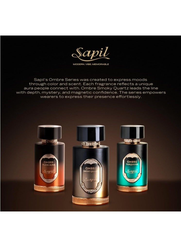 Sapil Ombre Smoky Quartz Eau De Parfum 100ml, Affordable Luxury Perfume, Luxurious Fragrance with Spiced Vanilla Top Notes, Bold Blend Perfumes for Men and Women - Image 2
