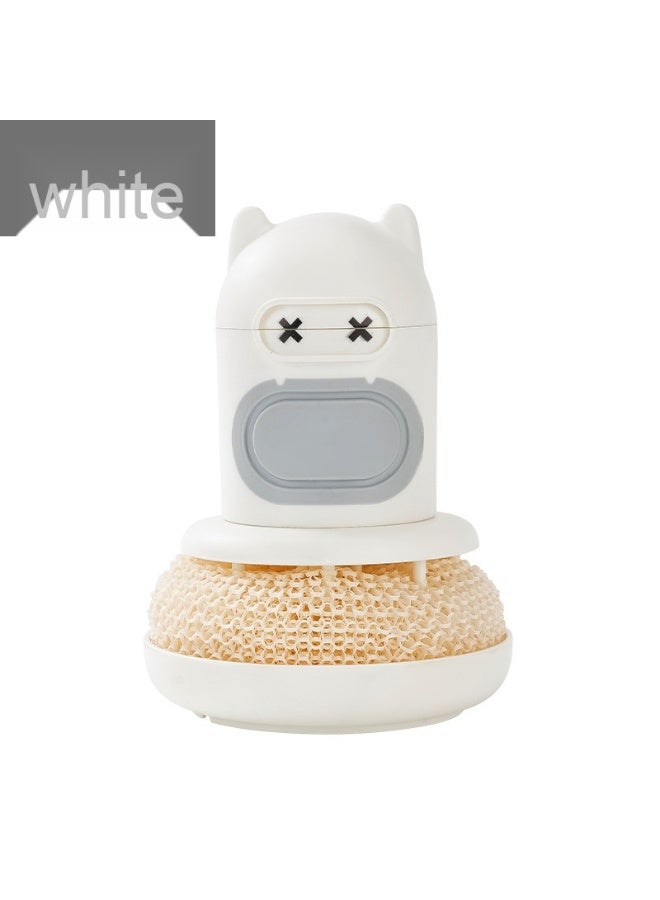 NIBEMINENT Pour Pot Brush | Kitchen Cleaning Tool | Rust-Proof Pot Scrubber | - Image 1