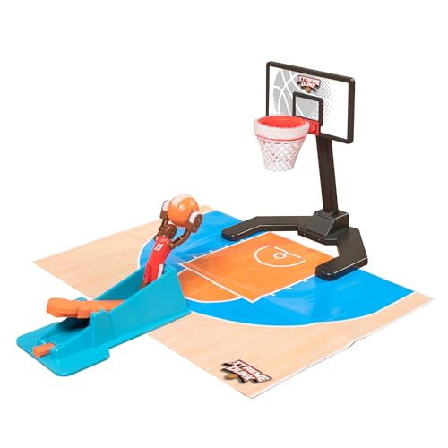 TOMY Xtreme Dunk Trick Shot Mini Basketball Game Set with Mini Hoop and Player Figure Tabletop Indoor Basketball Game Kids Sports Toys Ages 6 Years and Up - Image 1