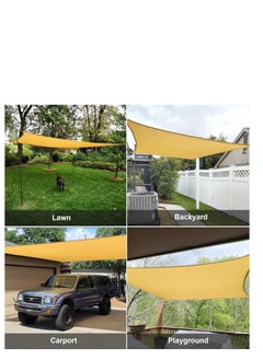 Garden Sun Shade,Swimming Pool Sun Shade Sail,Emeralune (3m x 4m) Sun Shade Sail Canopy UV Block Awning, Sun Sail Rectangular, Sail Shade PES UV Protection,for Outdoor Terrace Balcony - pzsku/ZF096412B6C849DACBDC3Z/45/_/1723608445/198eb3d1-4d93-4af6-8a8b-ab1d23b76c2b