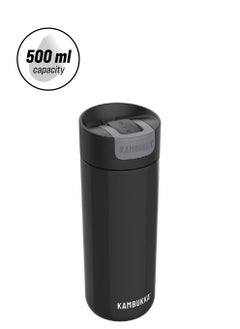 High-Quality Olympus Dishwasher Safe Thermal Mug Matte Black 500ml 11-02016