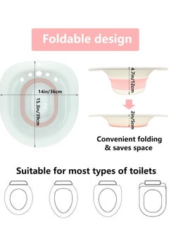 KCDMBUE Sitz Bath Attachment for Toilet Seat (Style 1)  - Image 5