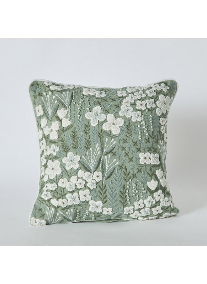 Green Artist Gardenia Floral Filled Cushion 45 x 45 cm - pzsku/ZF09650FE3B72BF1D9DE7Z/45/_/1735805045/88b1729f-e1c9-4b76-aa0b-a7e33c31ceaf