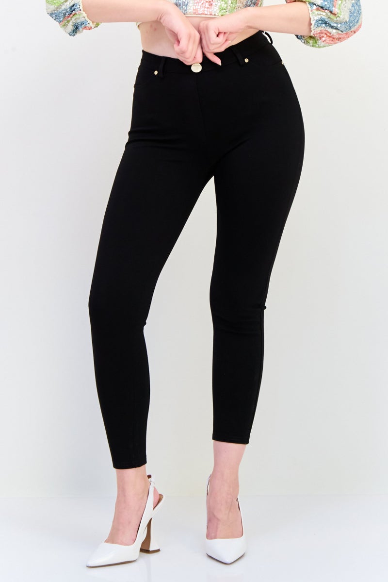 ONLY ليجنز نسائي عادي، أسود - Image 1