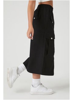 FOREVER 21 Zip-Front Cargo Midi Skirt  - Image 3