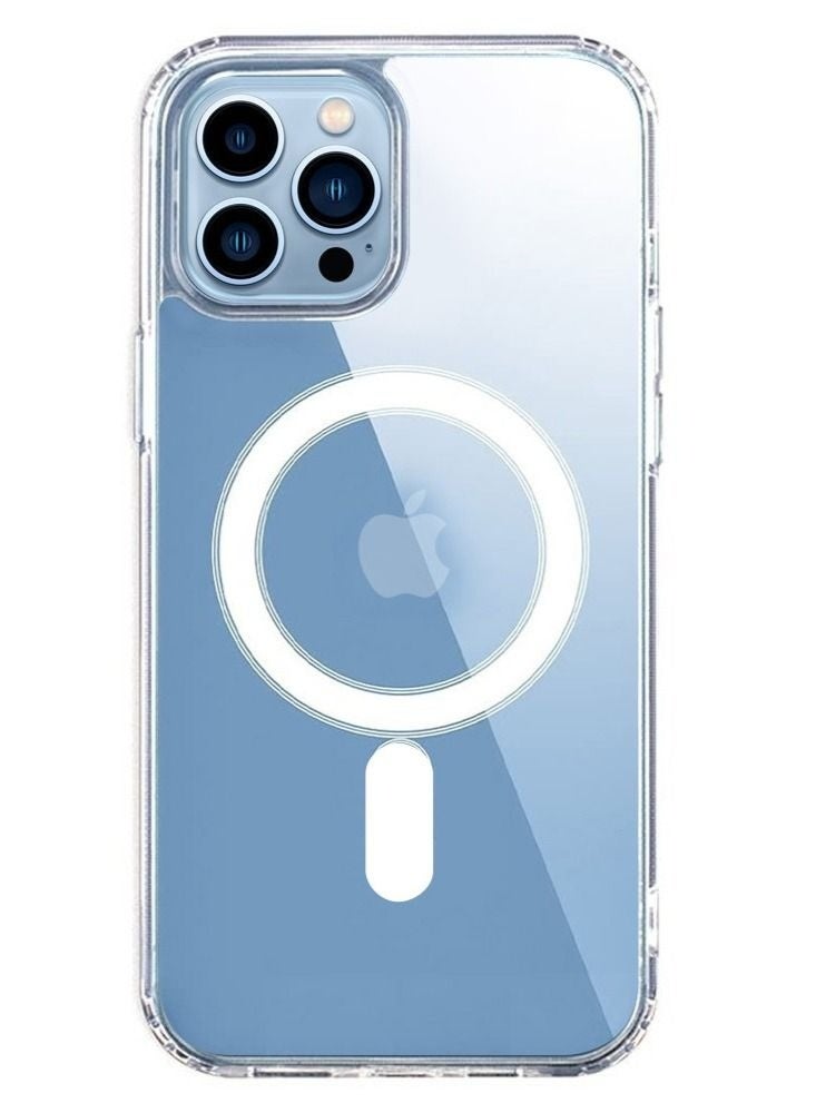 iPhone 12 Pro Max Clear Case with Magsafe Magnetic Wireless Charging Compatible Cover - Image 1