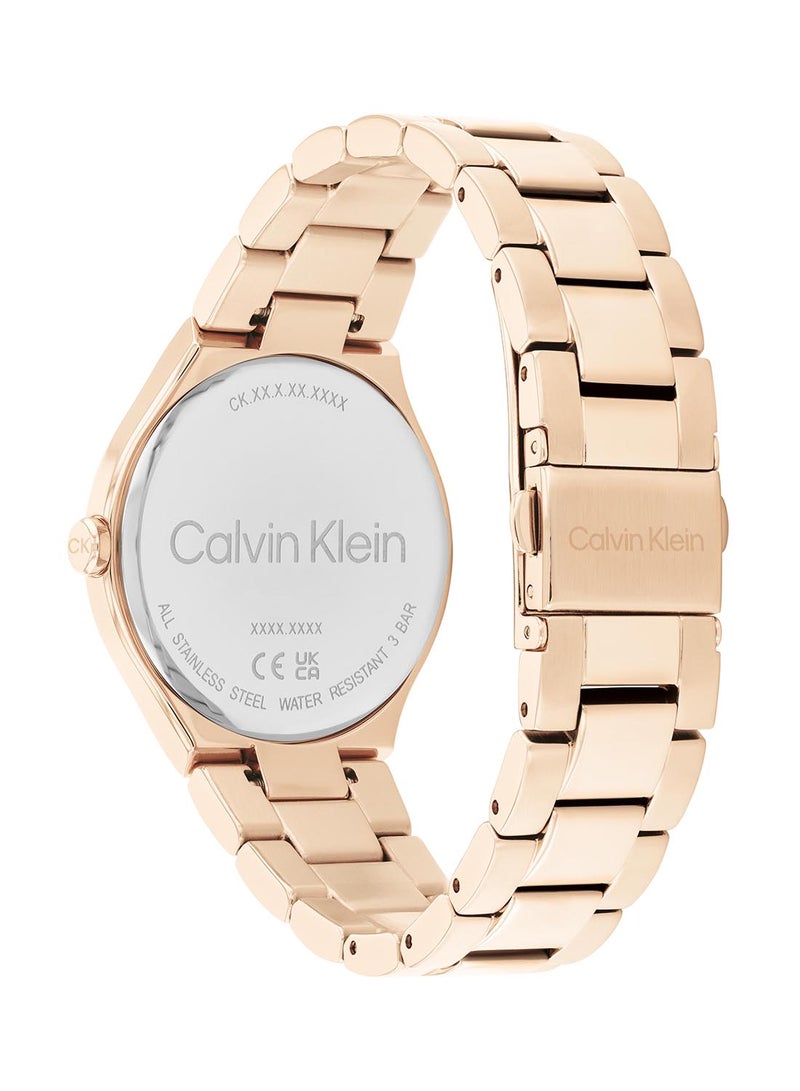 CALVIN KLEIN Women's Analog Round Shape Stainless Steel Wrist Watch 25200368 - 36 Mm - Image 3