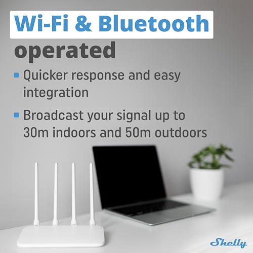 Shelly BLU Gateway | Bluetooth WiFi Gateway in a USB-A dongle | Home Automation | Compatible with Alexa & Google Home | iOS Android App | WiFi Range Extender | Wire-Free - Image 4