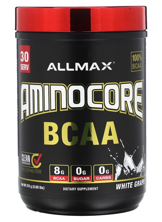 Allmax AMINOCORE™ BCAA White Grape 0.69 lbs (315 g)