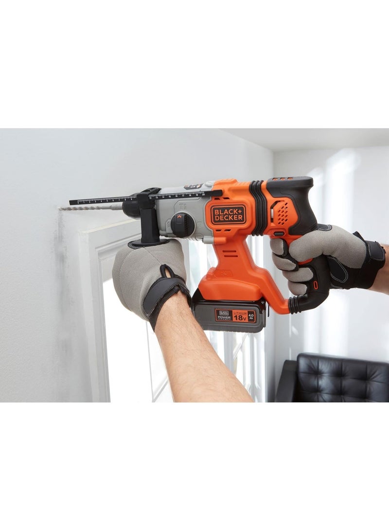 BLACK+DECKER Lithium Ion Battery For Cordless Power Tools 4.0Ah Li-Ion Orange Black 18V - Image 5