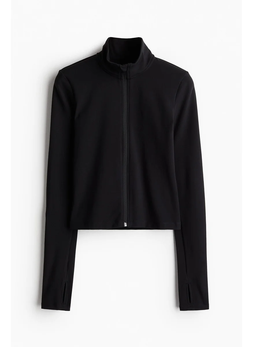 H&M Softmove™ Zip-Through Sports Jacket