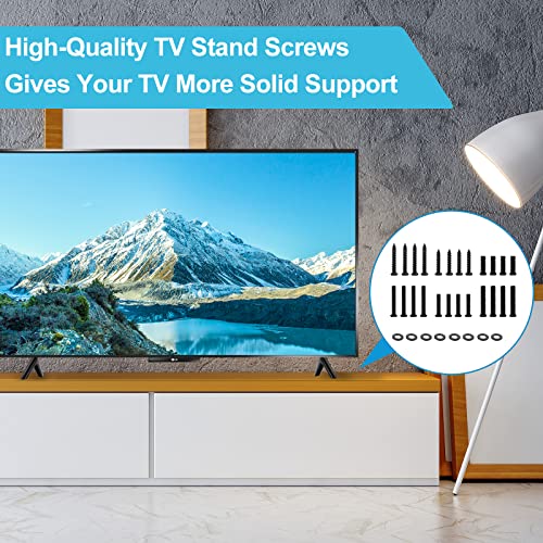 Maozhren Universal TV Stand Screws and Washers Kit for Insignia Sony Toshiba RCA Roku TV Mount Legs, Includes Washers - Image 5