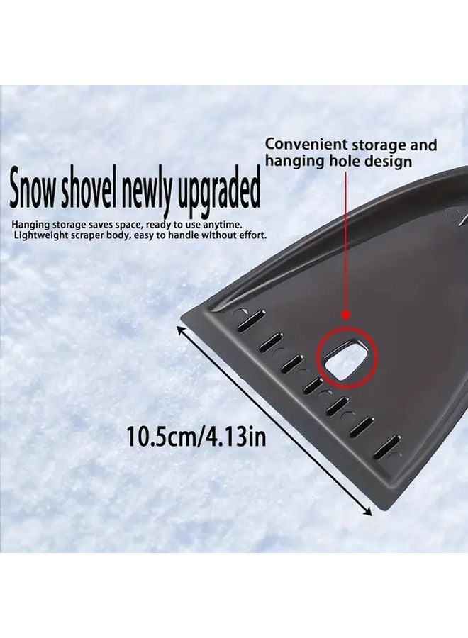 Portable Manual Ice Scraper And Snow Shovel Heavy Duty Winter Car Windshield Snow Remover 1pc - Image 5