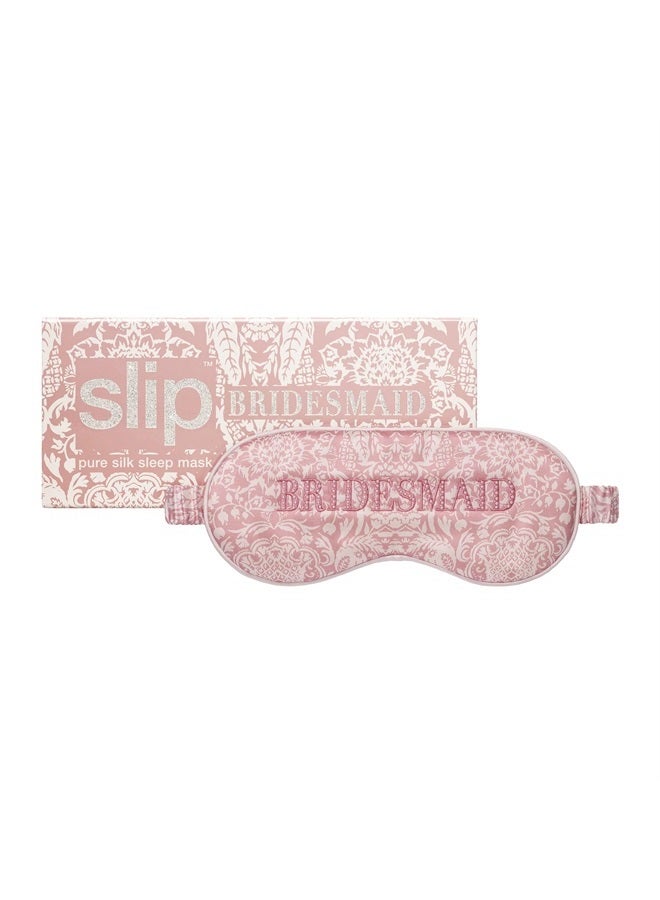 Slip Pure Silk Sleep Mask - Bridal Collection - Bridesmaid - 100% Pure Mulberry 22 Momme Silk Eye Mask by - Comfortable Sleeping Mask with Elastic Band + Pure Silk Filler and Internal Liner - Image 2