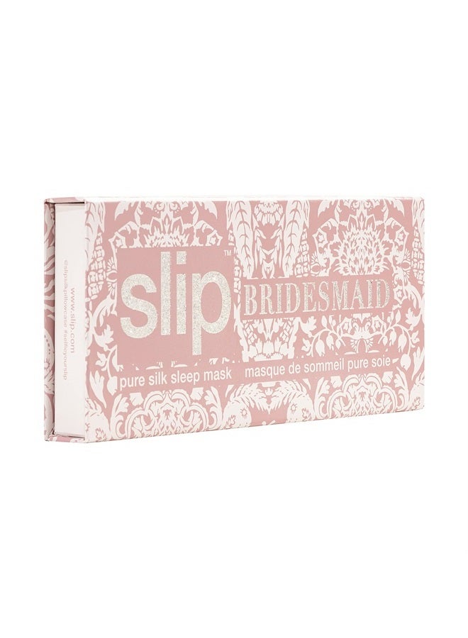 Slip Pure Silk Sleep Mask - Bridal Collection - Bridesmaid - 100% Pure Mulberry 22 Momme Silk Eye Mask by - Comfortable Sleeping Mask with Elastic Band + Pure Silk Filler and Internal Liner - Image 3