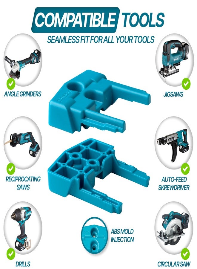 Perch Tools Cordless Tool Organizers (Pack of 3) - 18-20v Makita Tools Compatibility, Power Tools Holder, Garage Organization Tool Storage - Image 4