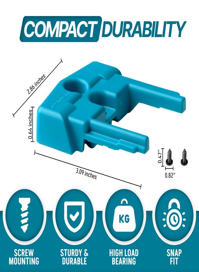 Perch Tools Cordless Tool Organizers (Pack of 3) - 18-20v Makita Tools Compatibility, Power Tools Holder, Garage Organization Tool Storage - Image 2