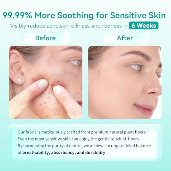 Ditoi Face Towels, 10"×12" Disposable Face Towel, Face Towelettes XL, Ultra Soft Makeup Remover Dry Wipes, Thick Face Towel for Sensitive Skin, 50 Count (1 Pack) - Image 5