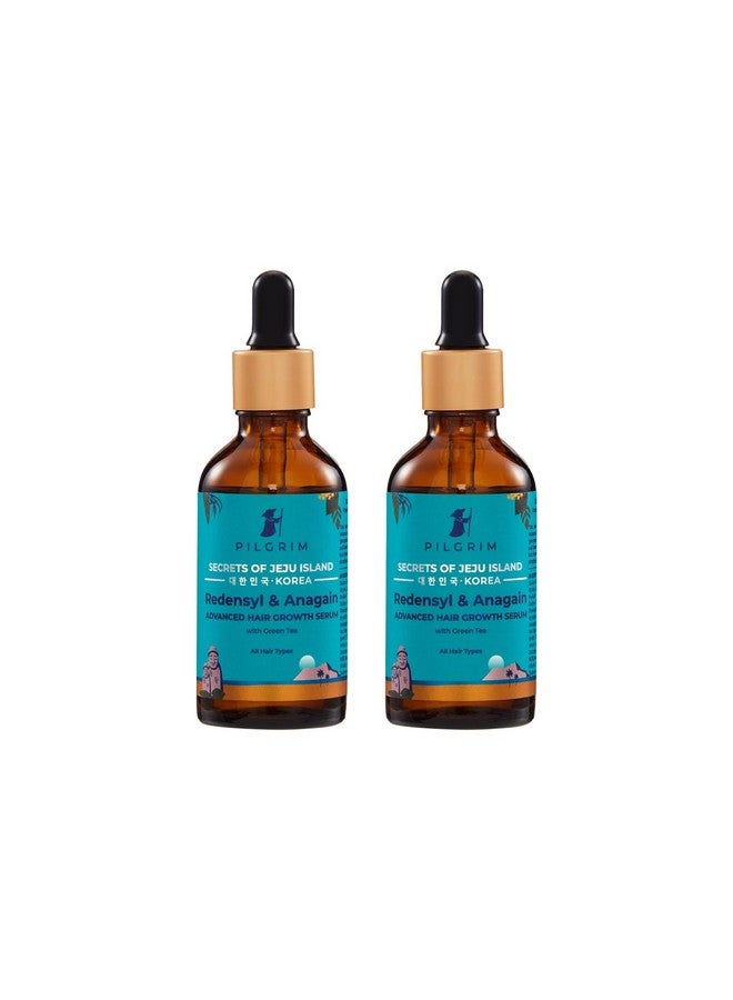 PILGRIM Pilgrim Redensyl 3% + Anagain 4% Advanced Hair Growth Serum (100ml) With Natural Ingredients For Unisex, Controls Hair Fall, Stimulates Hair Growth, Increase Hair Density | Hair Serum for Hair Growth for Women & Men - Image 1