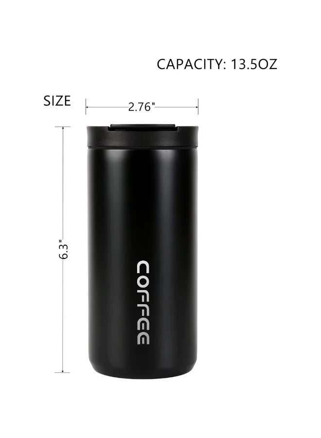 Coffee 400ml Stainless Steel Thermal Coffee Cup 304 Thermos Cup Leak Proof Portable Travel Thermal Cup Water Bottle - Image 4