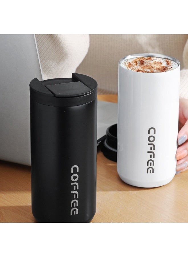 Coffee 400ml Stainless Steel Thermal Coffee Cup 304 Thermos Cup Leak Proof Portable Travel Thermal Cup Water Bottle - Image 2