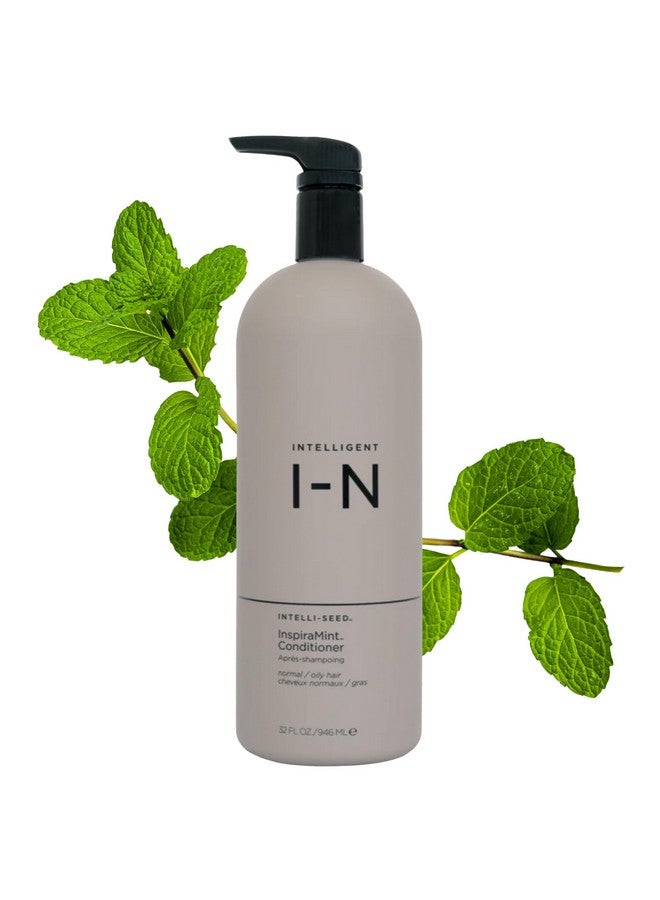 Intelligent Nutrients Inspiramint Conditioner, Invigorating Organic Conditioner For Fine And Oily Hair With Peppermint Oil, Hydrating, Refreshing, Vegan, 32 Fl Oz - Image 1