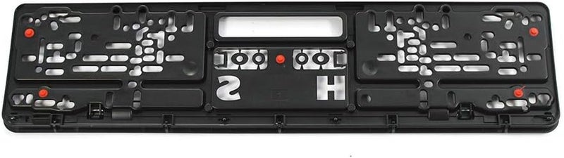 Audi Sport GmbH 3291900100 Number Plate Holder Original Sport Licence Plate Holder Black/Red - Image 3