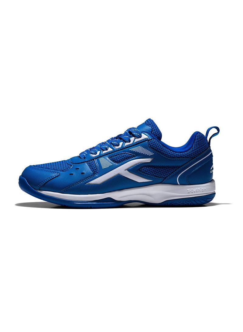 HUNDRED RAZE Badminton Shoe (UK 8 \ US 9 \ EU 42 ) | Mens and Boys | Non-Marking Shoe | Court Shoe | For Badminton, Squash, Tennis Players | X-Cushion, Active Grip Sole, Toe Assist - Image 1