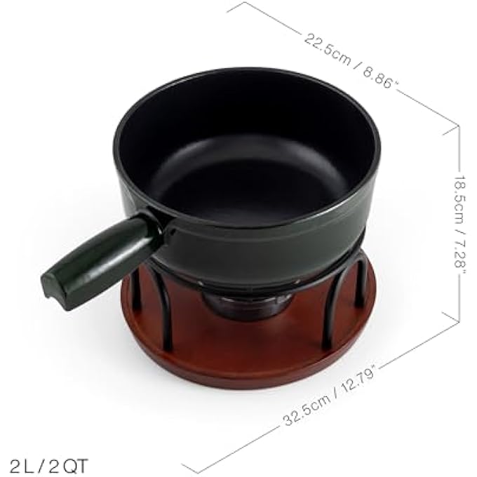 ريحني F66351 مجموعة فوندو من الحديد الزهر - Image 4