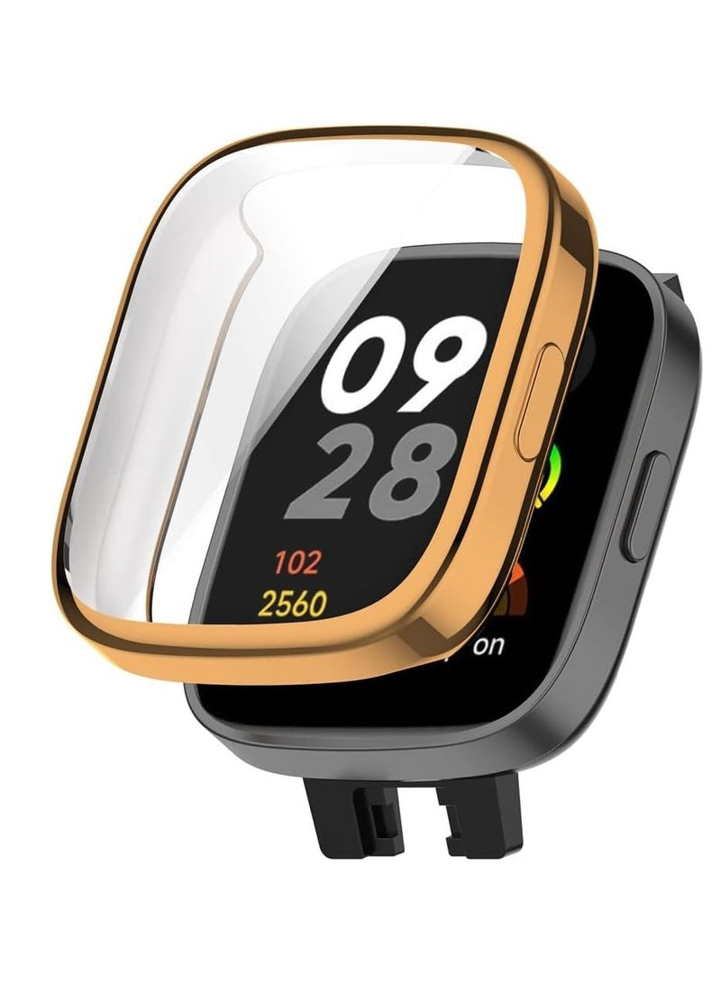 Case Compatible with Xiaomi Redmi Watch 3 / Xiaomi Mi Watch Lite 3 Case, Flexible TPU Anti-Scratch Full Protective Cover (Silver) - Image 2