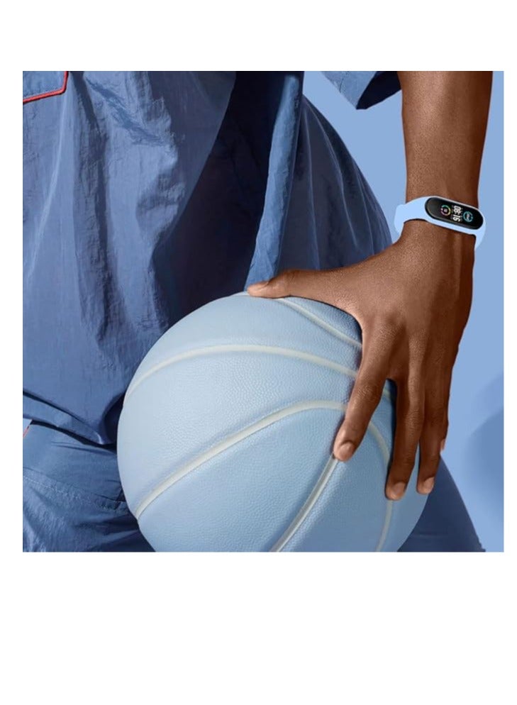 Band Compatible with Mi band 8/9 Replacement Band, Silicone Skin-Friendly Wrist Strap Adjustable Sports Wristbands for Women Men - Image 3