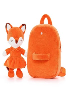 Lazada Lazada Toddler Backpack for Kids Girl Toys Fox Animal Plush Backpacks Baby Girl Gifts Age 2+ Brown  - Image 3