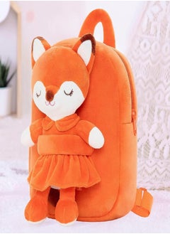 Lazada Lazada Toddler Backpack for Kids Girl Toys Fox Animal Plush Backpacks Baby Girl Gifts Age 2+ Brown  - Image 5