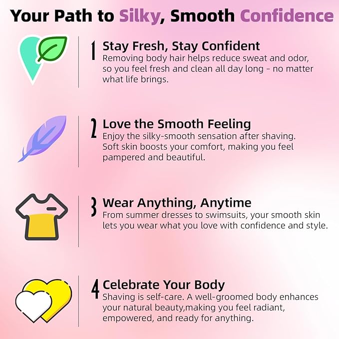 VIKICON مقص شعر الجسم للرجال VIKICON مع شفرات سيراميك مقاوم للماء IPX7 - Image 5