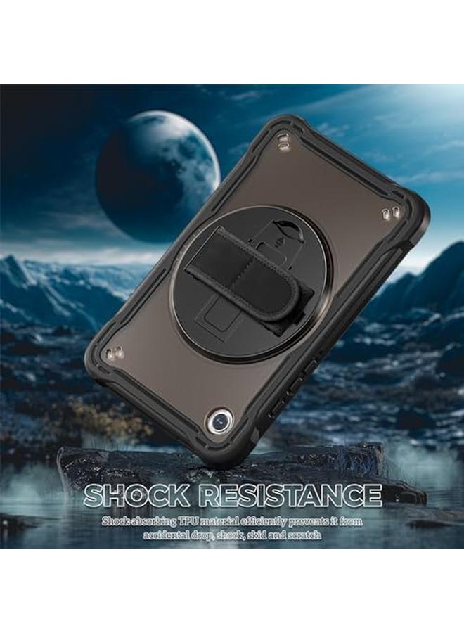 Procases Compatible For Galaxy Tab A9 8.7 Inch 2023 Case Heavy Duty Shockproof Rugged Case 360 Degree Rotatable Kickstand Protective Cover For 8.7" Tab A9 Tablet Sm X110 X115 X117 Black - Image 5
