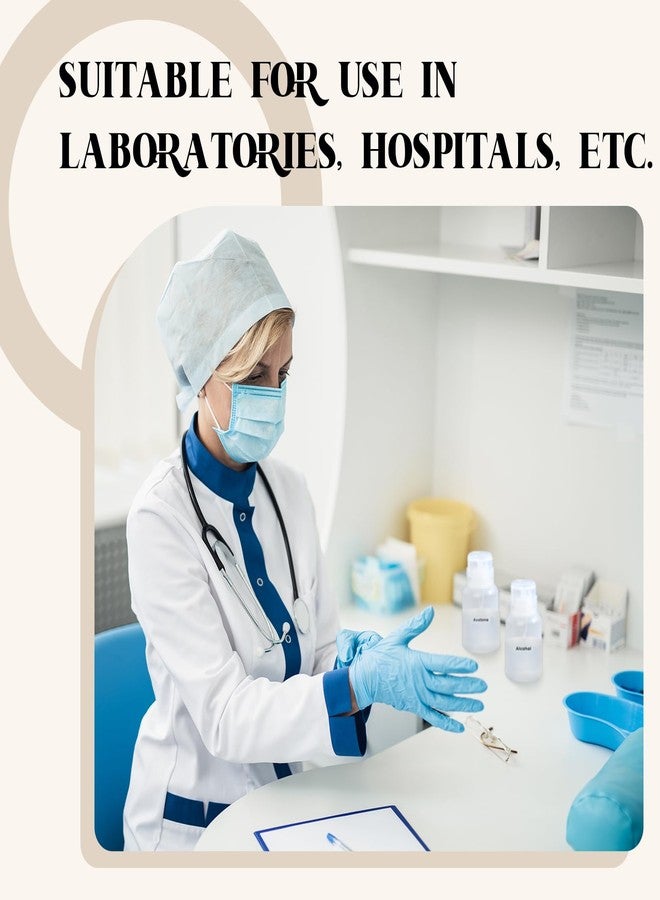 Layhit حزمة 3 من موزع مضخة دفع 6.8 أونصة مع ملصقات زجاجات فارغة دفع الكحول حاويات مزيل طلاء الأظافر زجاجات مضخة زجاجة موزع قابلة للقفل (غطاء علوي شفاف) - Image 5