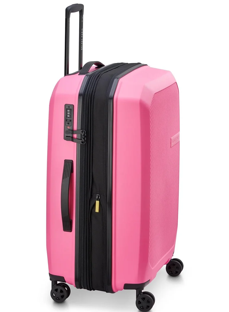 DELSEY Paris  anvers medium 65 cm expandable 4-double wheeled check-in luggage trolley - light pink  | Best Price UAE