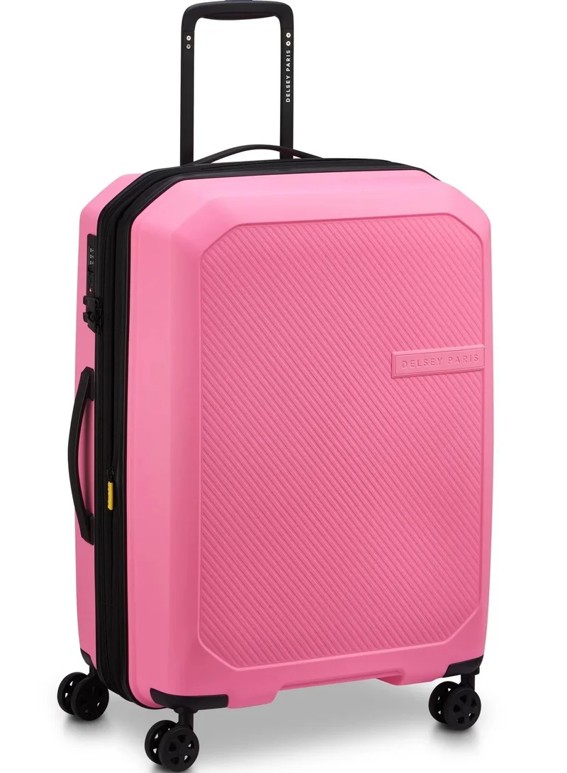 DELSEY Paris anvers medium 65 cm expandable 4-double wheeled check-in luggage trolley - light pink