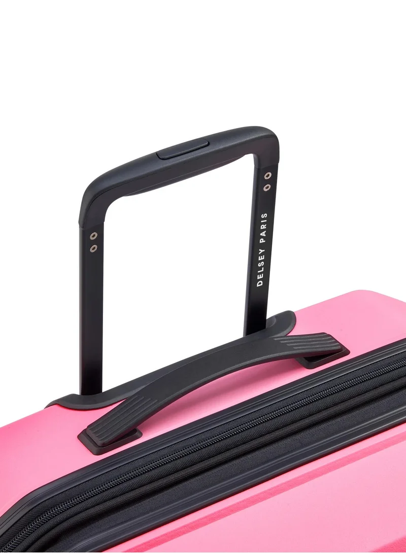 DELSEY Paris  anvers medium 65 cm expandable 4-double wheeled check-in luggage trolley - light pink  | Best Price UAE