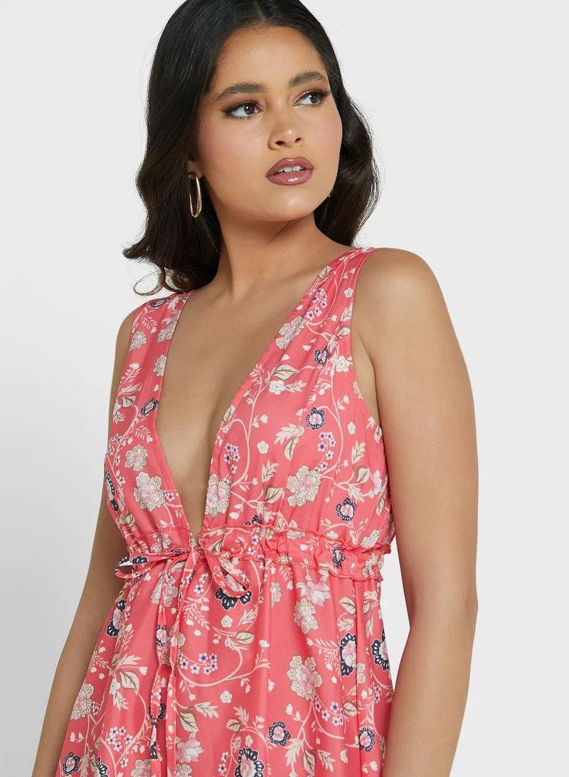 ELLA Plunge Neck Summer Dress