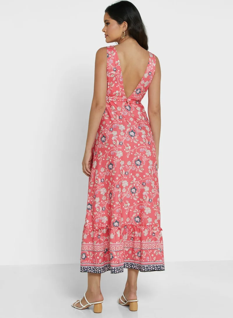 ELLA Plunge Neck Summer Dress