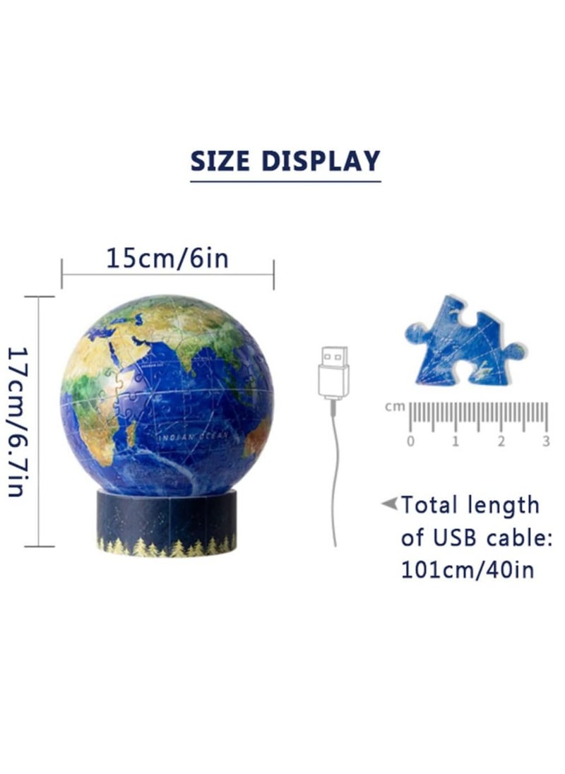 مصباح ليلي LED - مصباح ليلي على شكل أرض، مصباح طاولة ثلاثي الأبعاد، إضاءة مزاجية، ألعاب ألغاز للأطفال، ألعاب تعليمية، يمكن استخدامه كهدايا للأطفال أو البالغين، مناسب لمشاهد مختلفة - pzsku/ZF09783E38E82864854EDZ/45/_/1738472952/99c66fc7-f1f5-477c-8e73-6424df0f50d1