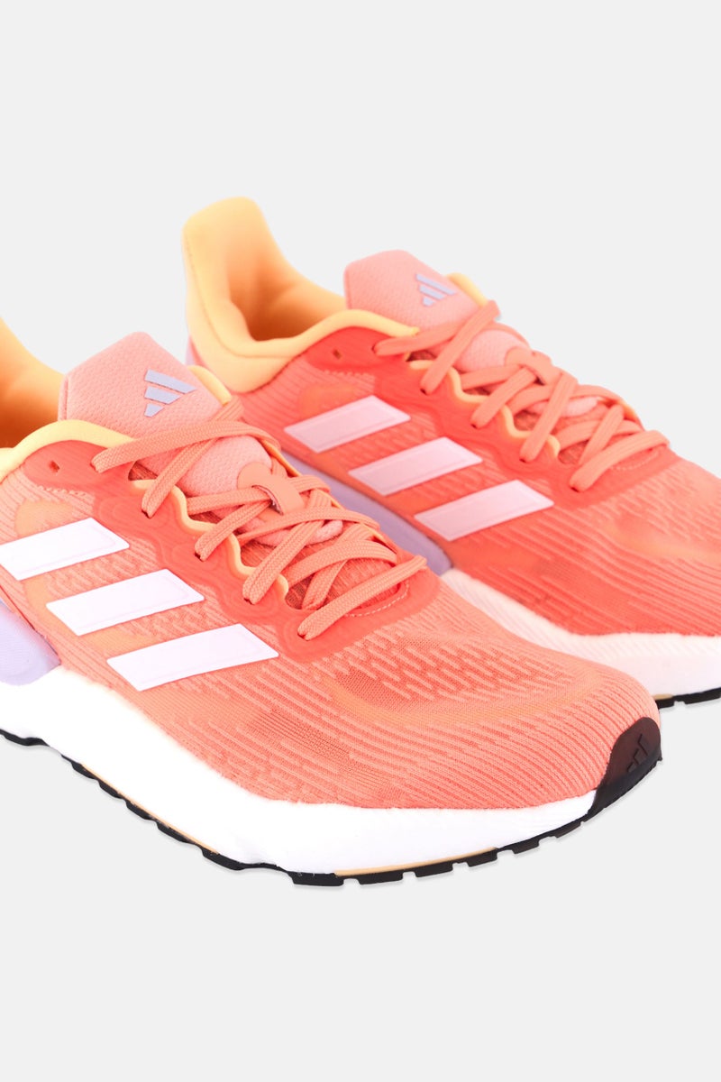 Adidas Women Solarboost 5 Lace Up Running Shoes, Coral - Image 2