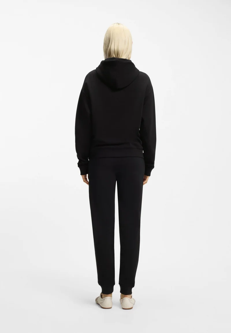 هوجو هودي قطن تيري بشعار مكدس وجيب الكنغر