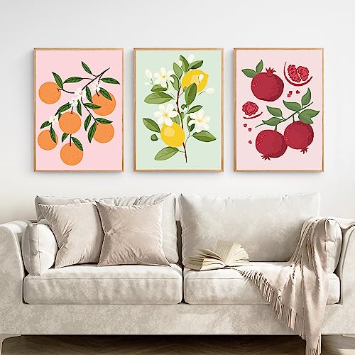 cupmod 6Pack Paint by Number for Adults and Kids,DIY Acrylic Painting Paint by Numbers Kits on Canvas Without Frame,Fruit Oil Painting for Home Wall Decor 7.8x11.8inch - Image 3