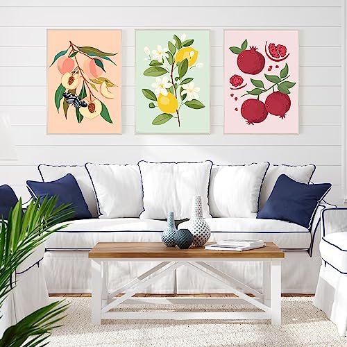 cupmod 6Pack Paint by Number for Adults and Kids,DIY Acrylic Painting Paint by Numbers Kits on Canvas Without Frame,Fruit Oil Painting for Home Wall Decor 7.8x11.8inch - Image 4