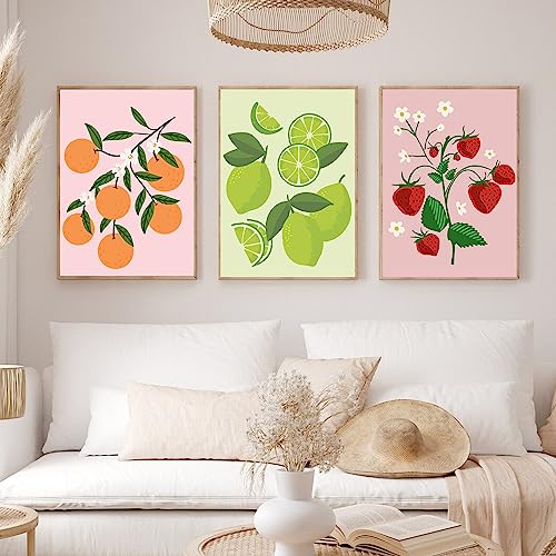 cupmod 6Pack Paint by Number for Adults and Kids,DIY Acrylic Painting Paint by Numbers Kits on Canvas Without Frame,Fruit Oil Painting for Home Wall Decor 7.8x11.8inch - Image 2