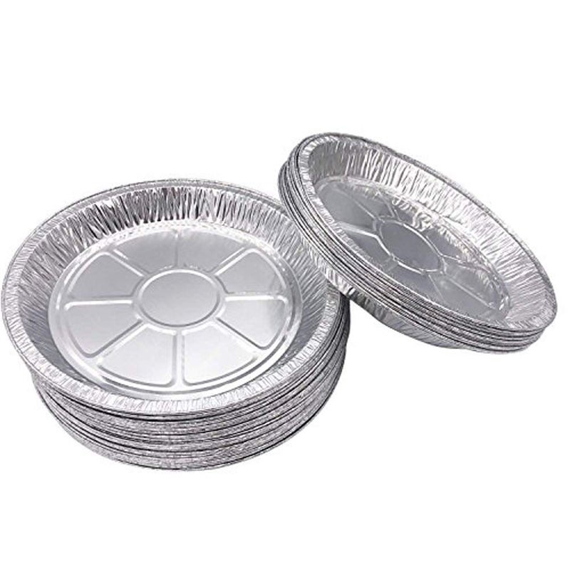 Premium 6 Aluminum Foil Pie Pans 50pcsSet Disposable Tin Plates for Pies Tart Quiche